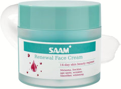 SAAM Renewal Face Cream | Melasma, Freckles, Age Spots & Dark Spots | With Alpha Arbutin and Kojic Acid | 50g